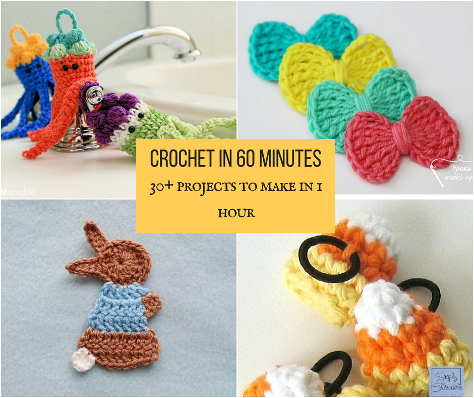 30+ Less Than One Day Crochet Projects (to Wear)