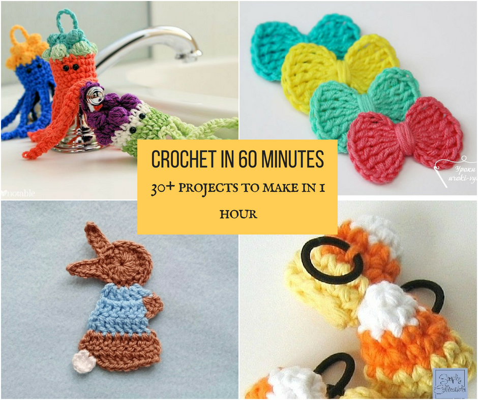 Top 10 Crochet Project To Make In Under An Hour