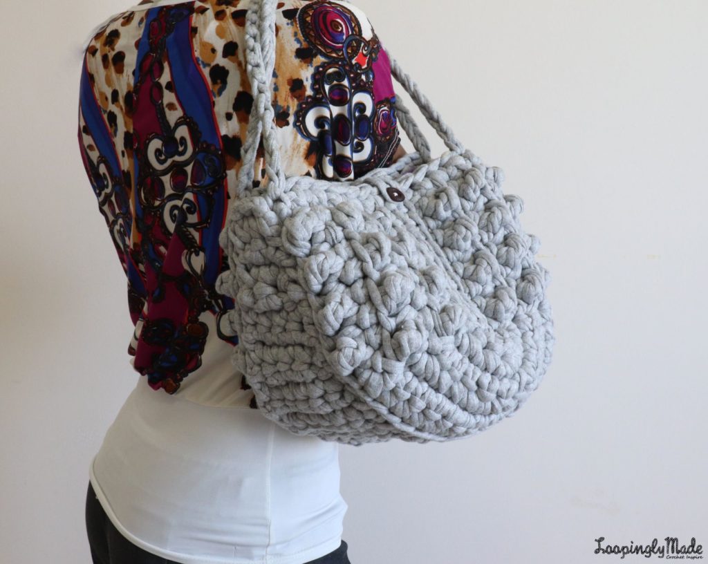 crochet a basket with tshirt yarn