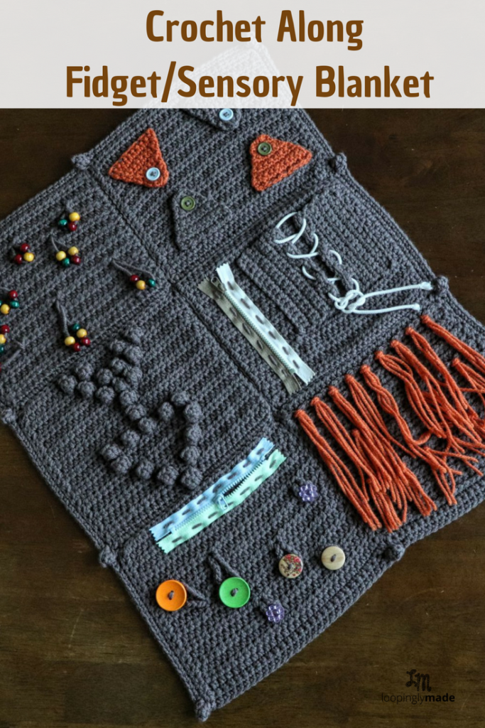 Crochet Along Fidget-Sensory Blanket for Alzheimer's 1