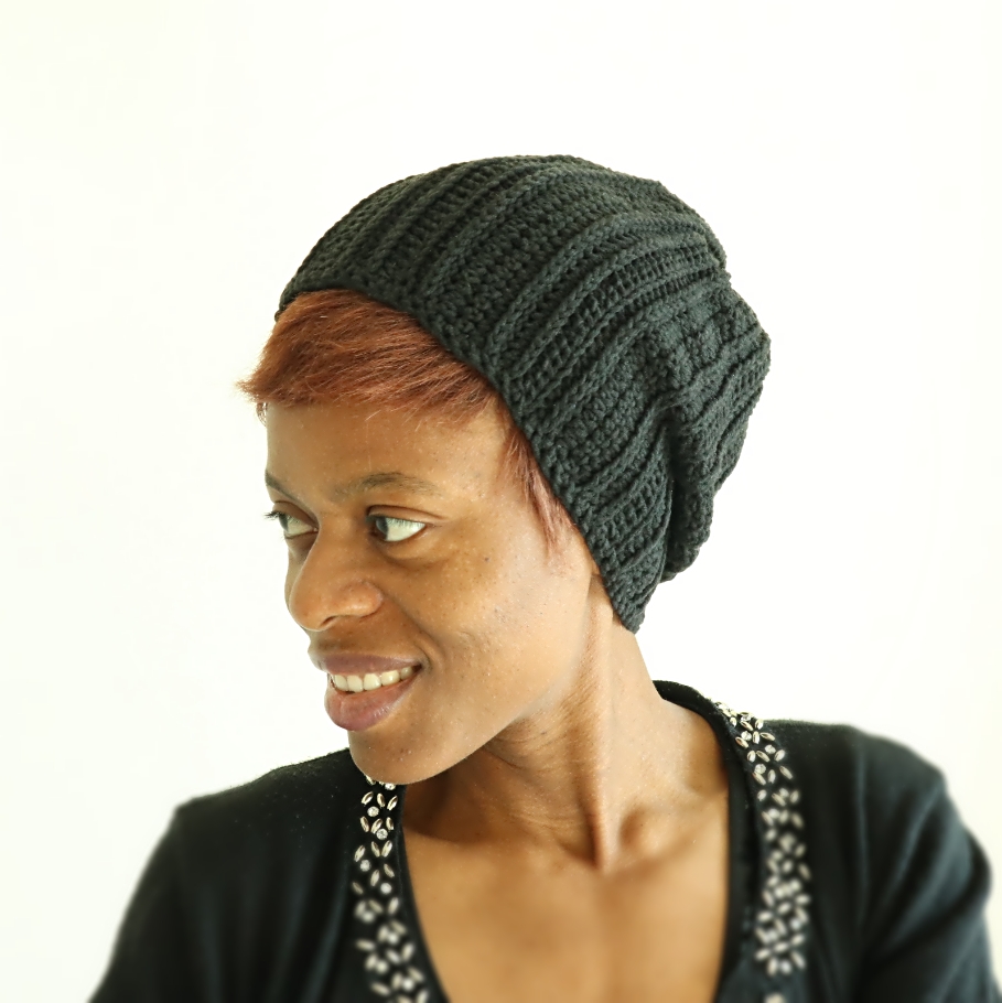 Easy Wear Slouchy Beanie Crochet Pattern