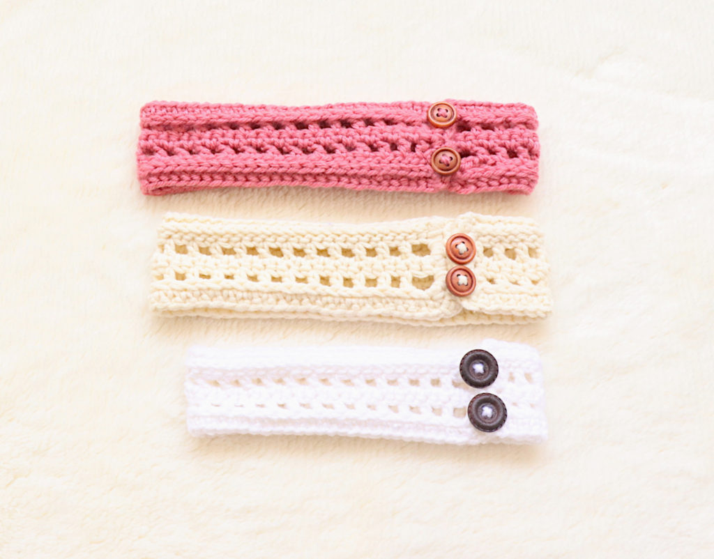 Simple Crochet Baby Headband- LoopinglyMade 1