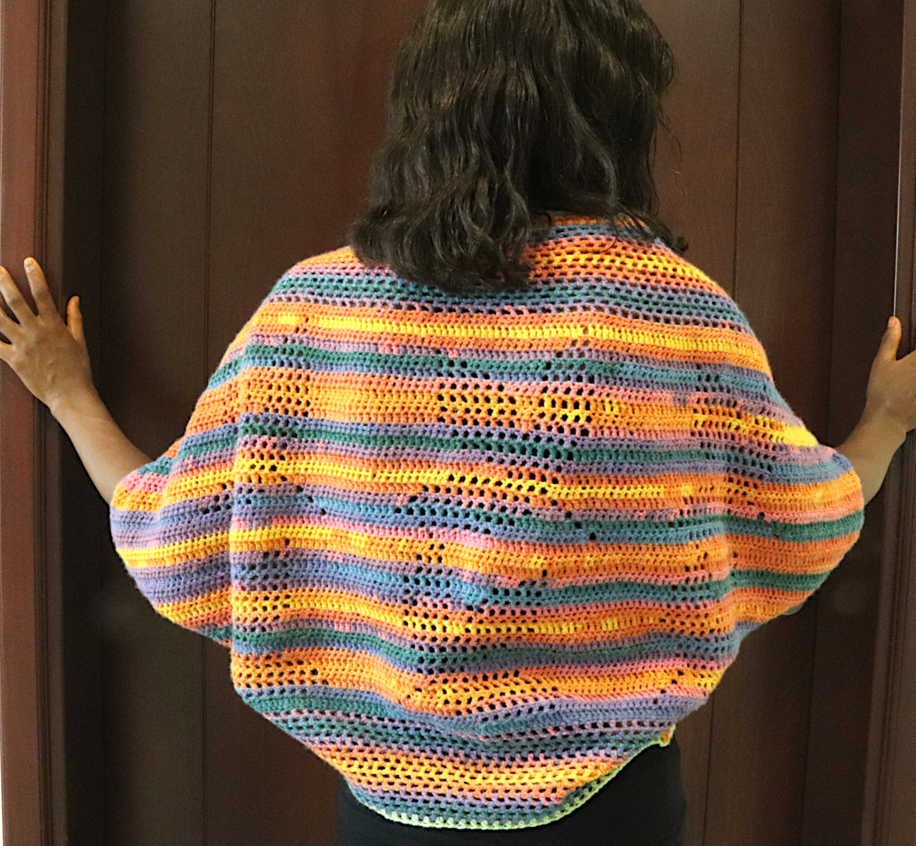 Fall Leaves Crochet Shrug for Women - Free Pattern