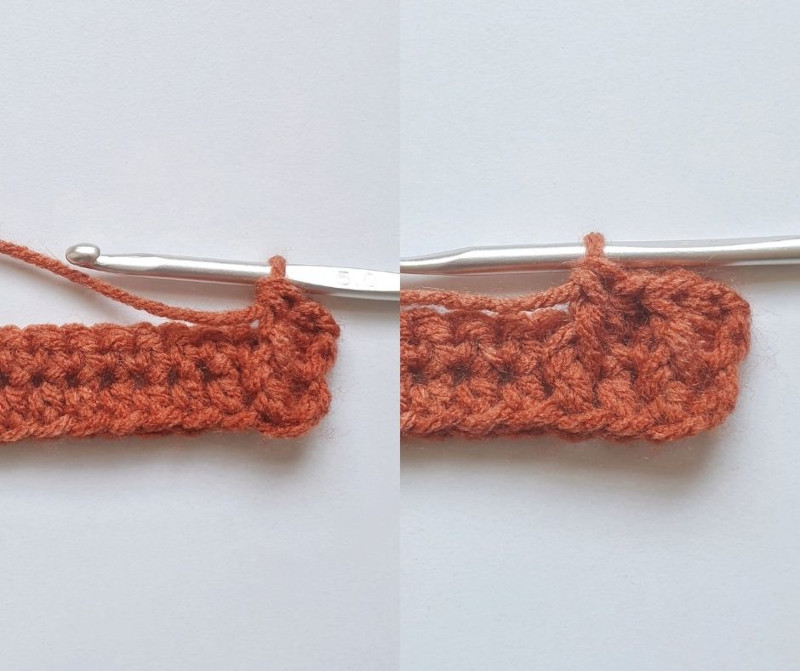 Alpine stitch crochet tutorial HDC&DC