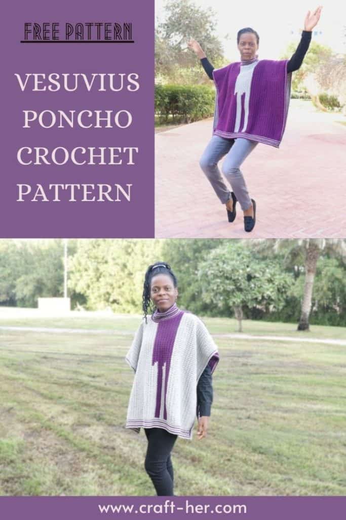 Vesuvius Poncho Crochet Pattern-Pin 1