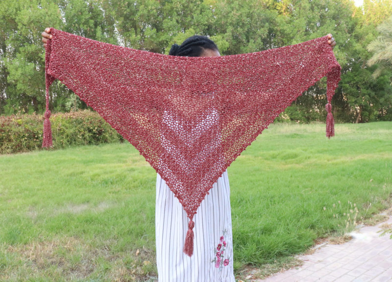 C2C Mesh Shawl