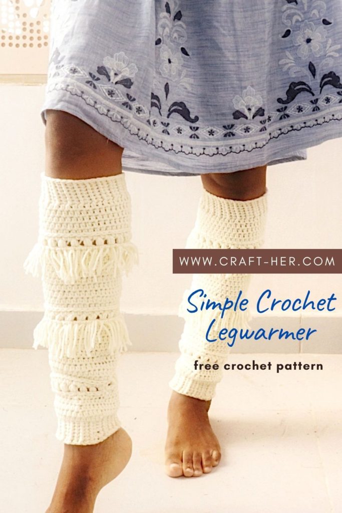 Simple Crochet Legwarmer-Free Pattern